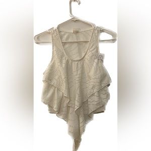 Ruffled tank top